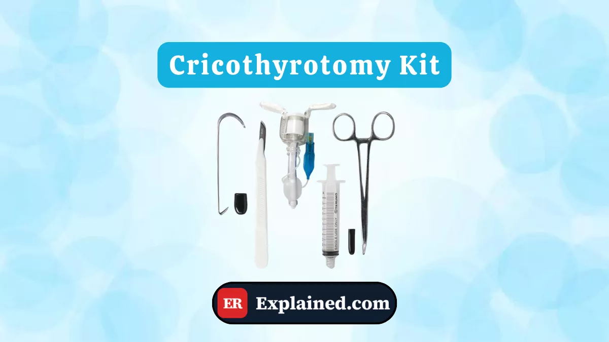 Cricothyrotomy Kit: Tools for the Surgical Airway